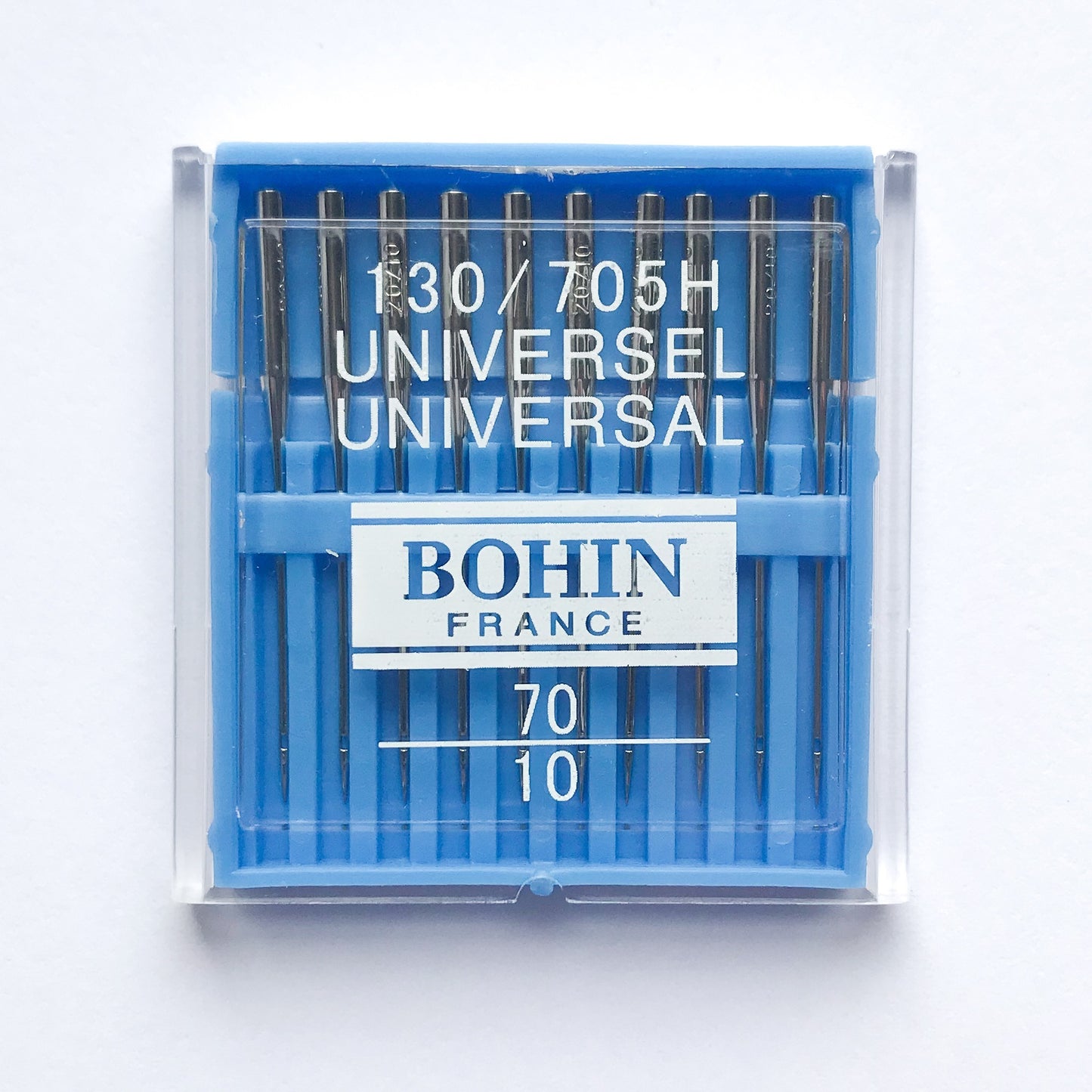 Aiguilles machine à coudre Bohin UNIVERSEL 70 (boîte de 10)