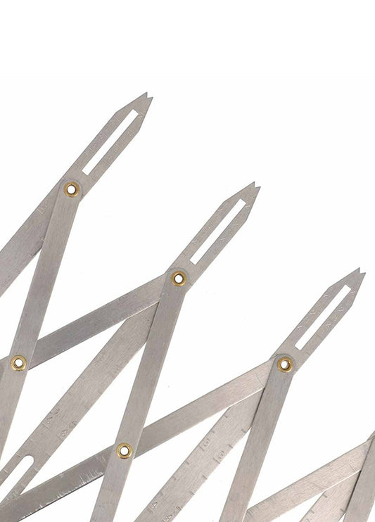 Règle de mesure extensible pour boutonnières en aluminium Bohin