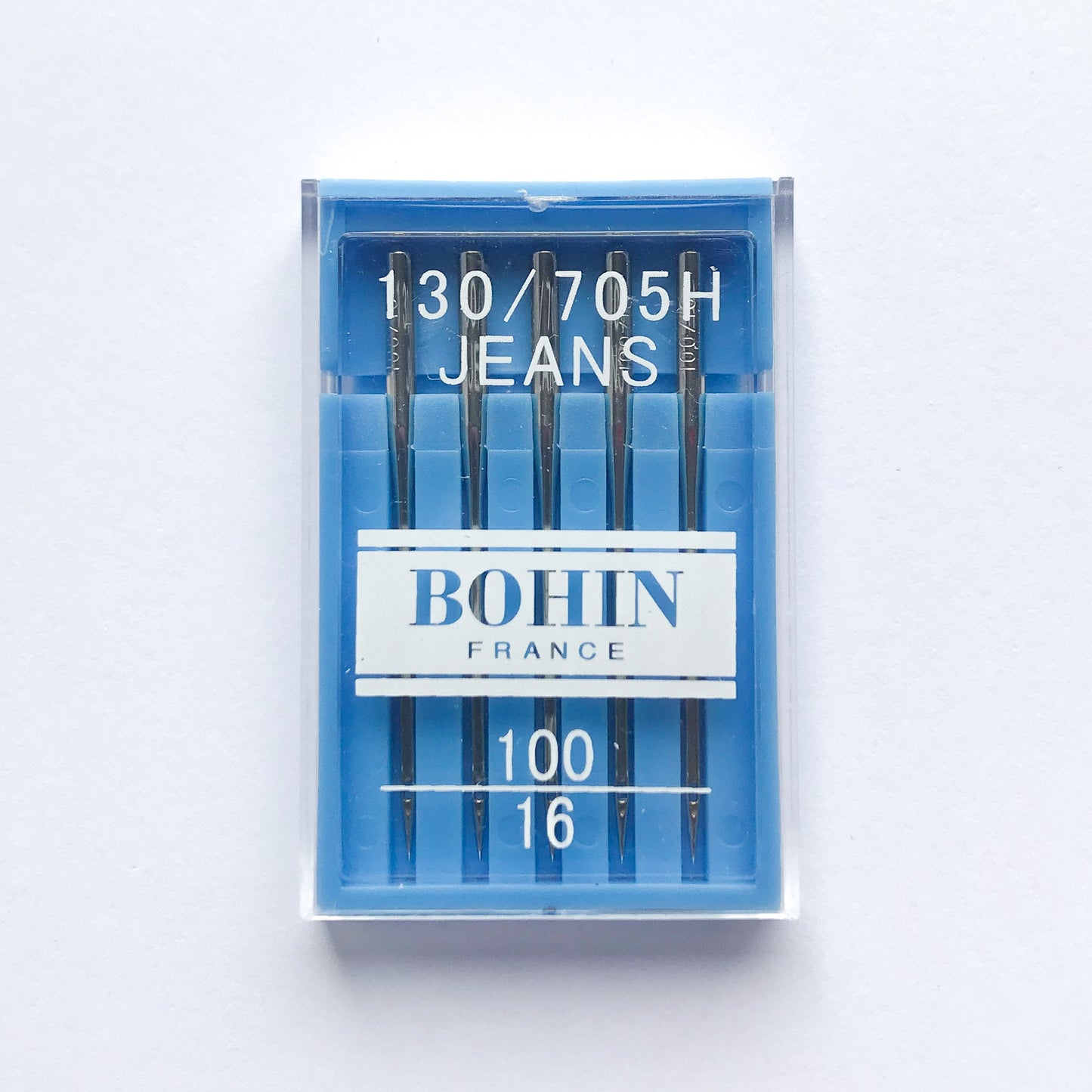 Aiguilles machine à coudre Bohin Jeans 100 (boîte de 5)