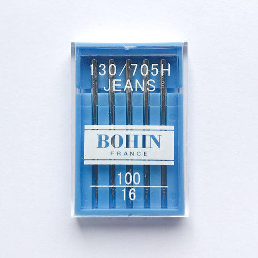 Aiguilles machine à coudre Bohin Jeans 100 (boîte de 5)