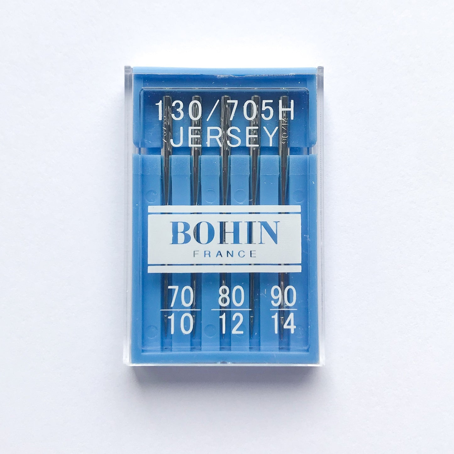 Aiguilles machine à coudre Bohin Jersey 70-80-90 (boîte de 5)
