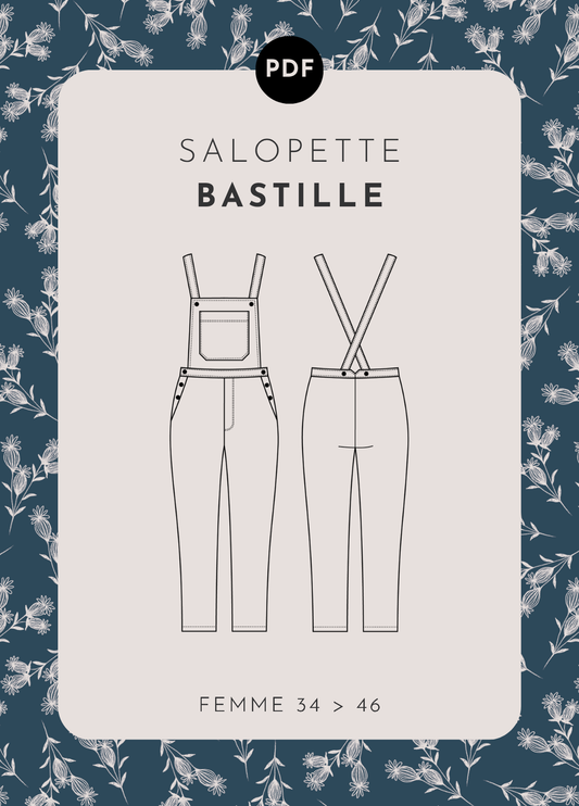 patron couture salopette femme