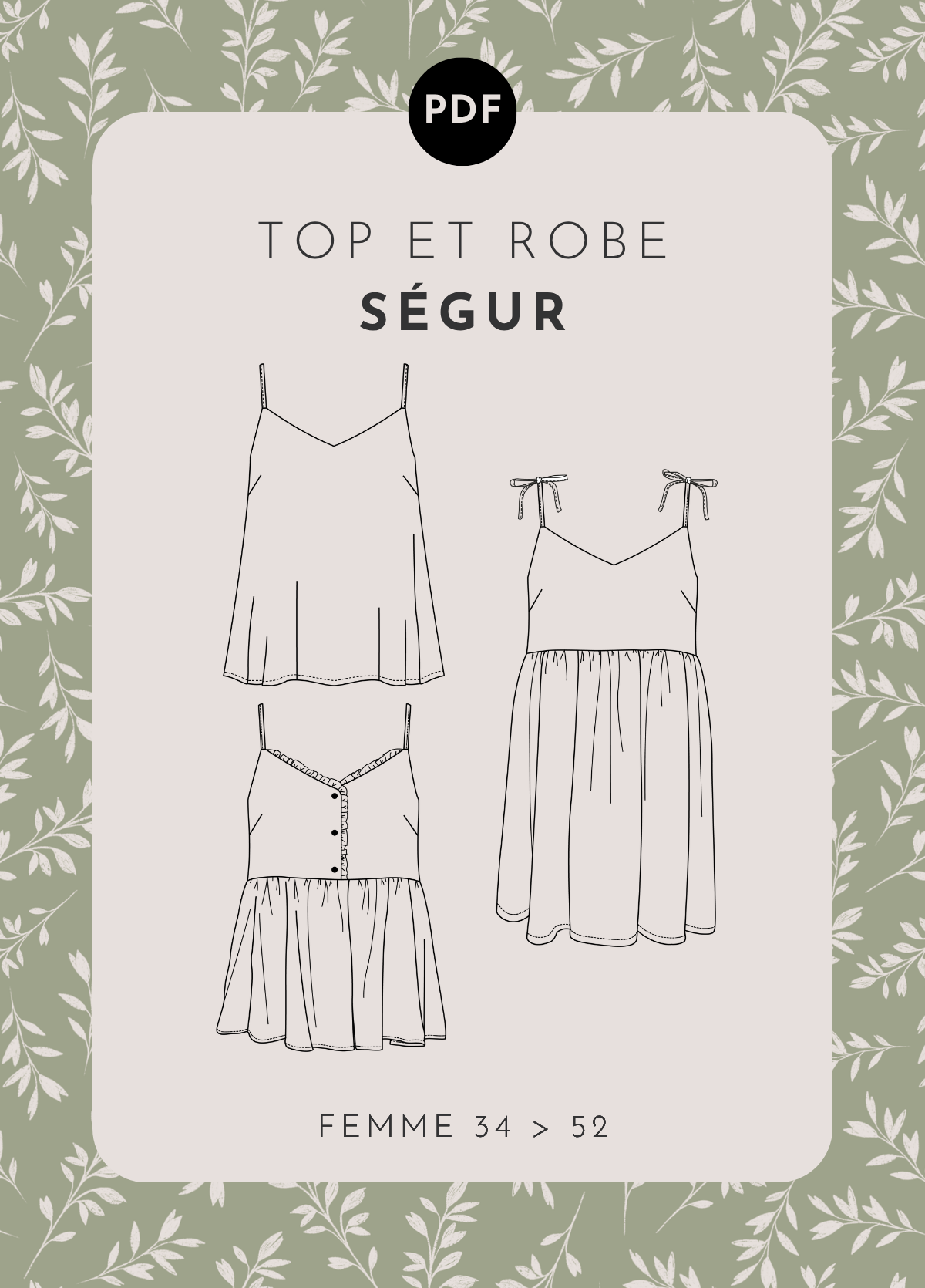 patron couture femme segur cozy little world