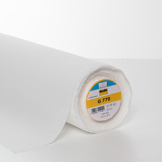 Entoilage thermocollant Vlieseline G770 (spécial molleton extensible) vendu par 20 cm