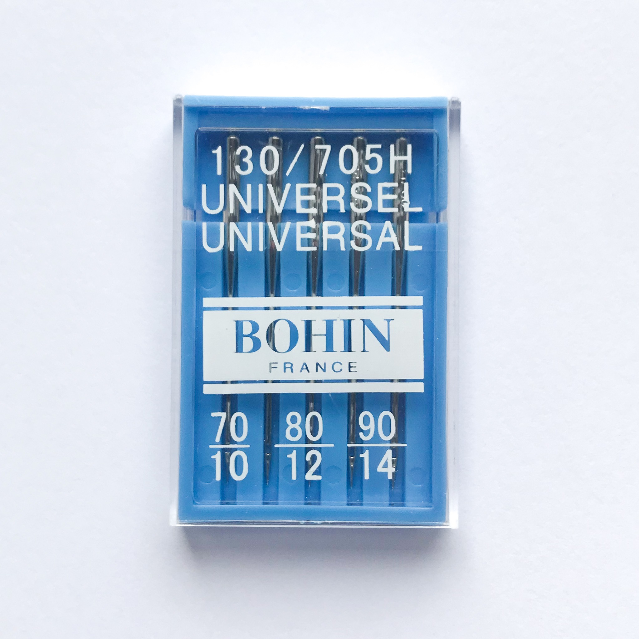 Aiguilles machine à coudre Bohin UNIVERSEL 80 (boîte de 10) – Cozy